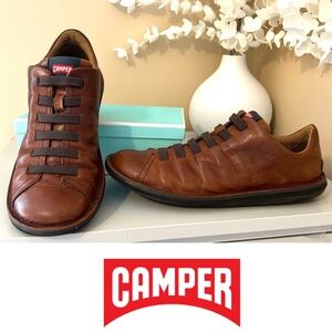 Camper Beetle Leather Men’s Slip On Shoes Lightweight Sole Size EU41/US Men’s 8